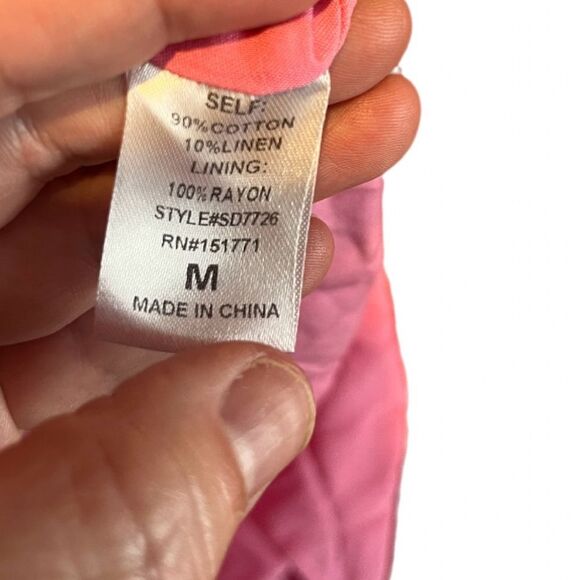 Le lis the show must go on wrap dress PINK SIZE MEDIUM - Picture 8 of 12